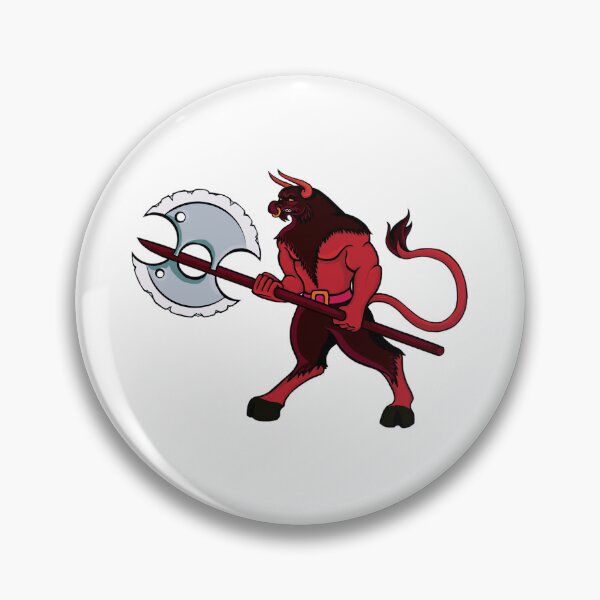 Item preview, Minotaur in red designed and sold by BeccaDoodles.