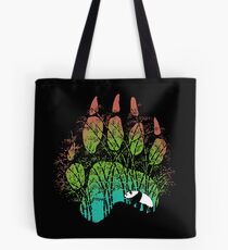 Panda track Tote Bag