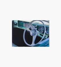 Vintage Car Steering Wheel Art Board