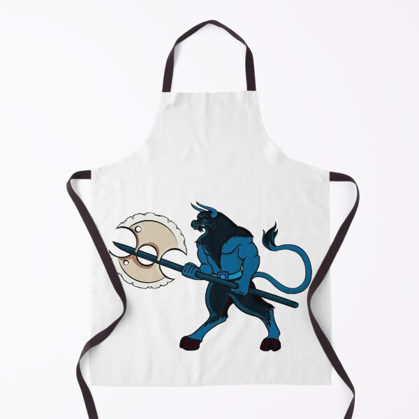 Item preview, Minotaur in blue designed and sold by BeccaDoodles.
