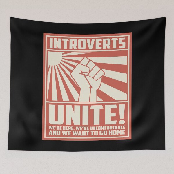 Item preview, Introverts Unite designed and sold by TheGrooveShack.