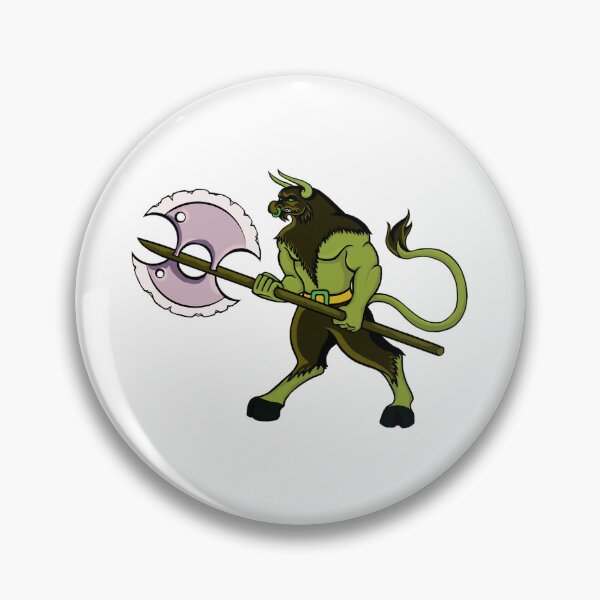 Item preview, Minotaur in yellow designed and sold by BeccaDoodles.