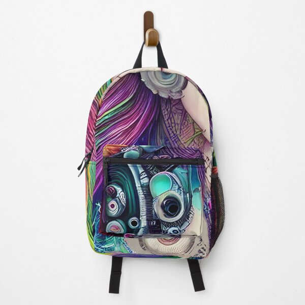 Item preview, Rainbow Haired Cyber Girl designed and sold by LyndiiLoubie.