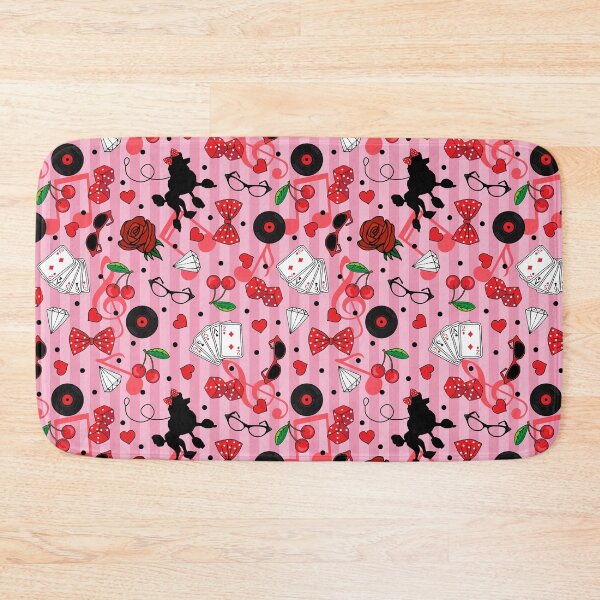 Item preview, Rockabilly 1950s Rock and Roll Vintage Pattern designed and sold by HotHibiscus.