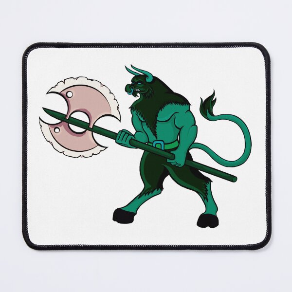 Item preview, Minotaur in green designed and sold by BeccaDoodles.
