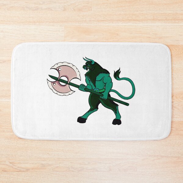 Item preview, Minotaur in green designed and sold by BeccaDoodles.