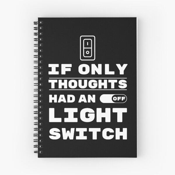 Item preview, If Only Thoughts Had An Off Switch. Life, Quote, Inspiration, Depression, Typography, Anxiety, Random. designed and sold by Salmaniix.