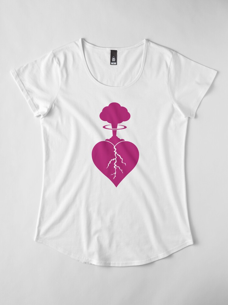 Alternate view of Mutually Assured Seduction Premium Scoop T-Shirt