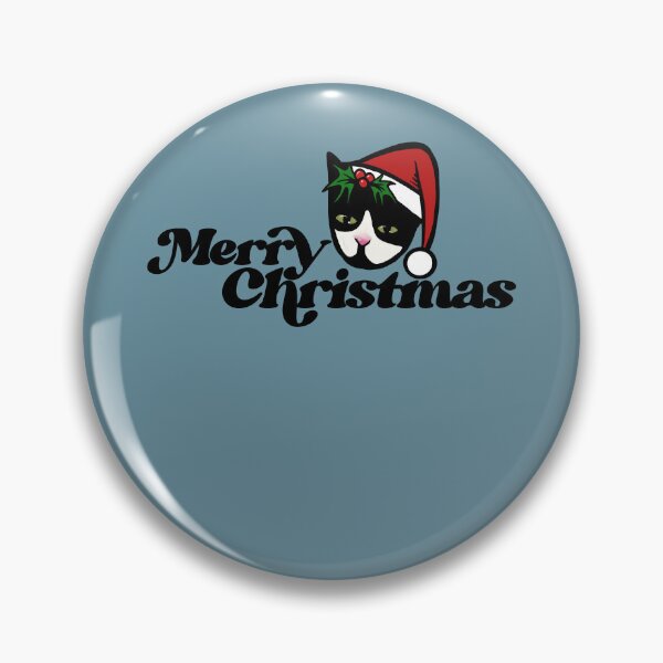 Item preview, Merry Christmas Tuxie Cat designed and sold by FrictionMaxxing.