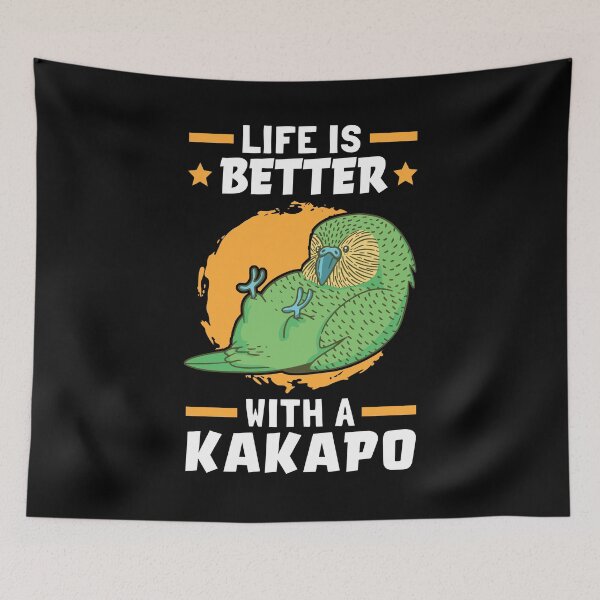Item preview, Life is better with a kakapo designed and sold by madgrfx.