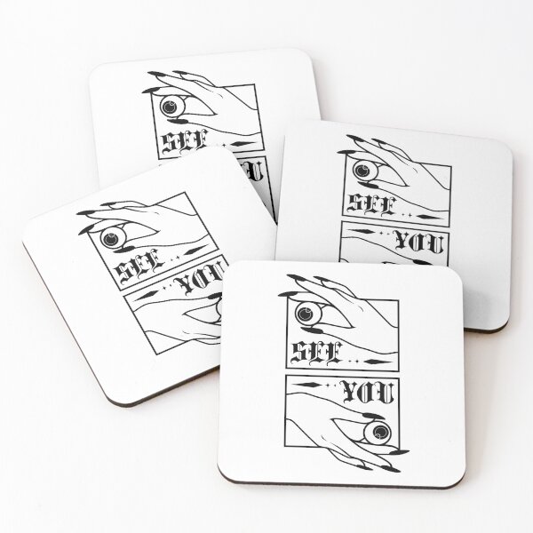 Item preview, See You (Black Line Art) designed and sold by ObsidianDaz.