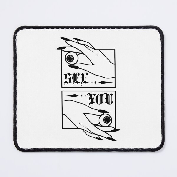 Item preview, See You (Black Line Art) designed and sold by ObsidianDaz.