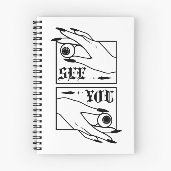 Item preview, See You (Black Line Art) designed and sold by ObsidianDaz.