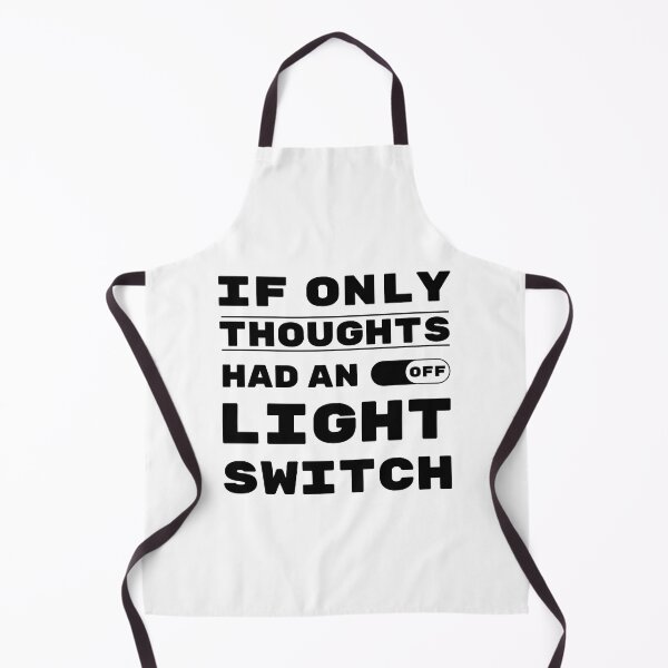 Item preview, If Only Thoughts Had An Off Switch. Life, Quote, Inspiration, Depression, Typography, Anxiety, Random. designed and sold by Salmaniix.