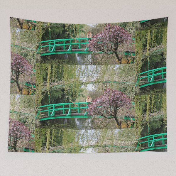 Item preview, The Bridge in Monet's Garden and water lillies paintings designed and sold by MonicaArtist.