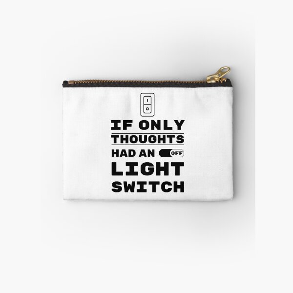 Item preview, If Only Thoughts Had An Off Switch. Life, Quote, Inspiration, Depression, Typography, Anxiety, Random. designed and sold by Salmaniix.