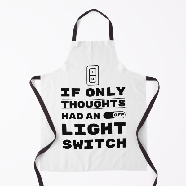 Item preview, If Only Thoughts Had An Off Switch. Life, Quote, Inspiration, Depression, Typography, Anxiety, Random. designed and sold by Salmaniix.