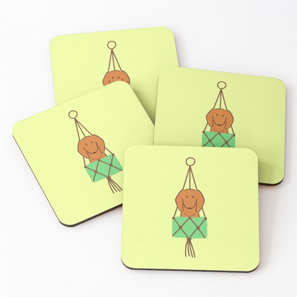 Item preview, Hanging Planter| Hanging Dogger| Dachstera Plant |Cute Funny Pattern Pack designed and sold by Artventurous.