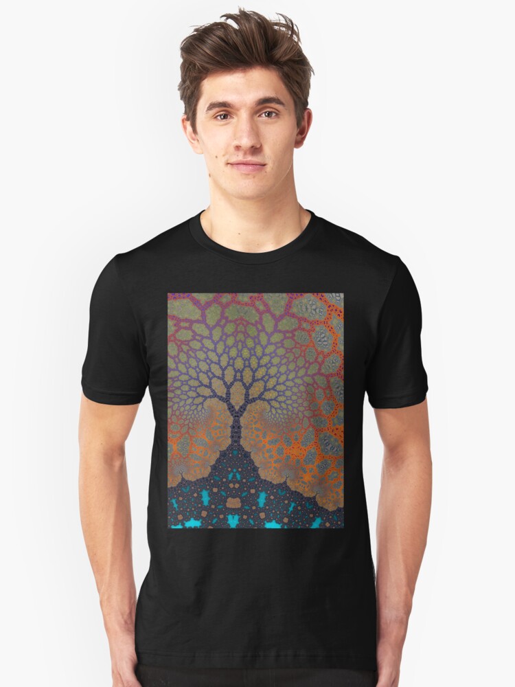 Alternate view of Inner Life of a Tree Slim Fit T-Shirt