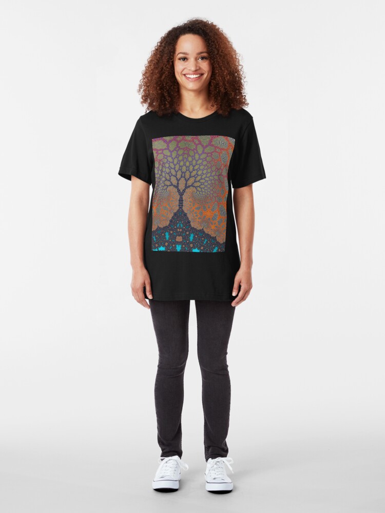 Alternate view of Inner Life of a Tree Slim Fit T-Shirt