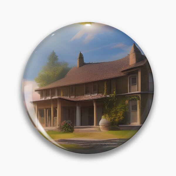 Item preview, Vintage House Bathing In The Morning Sun designed and sold by PopArtAllStar.