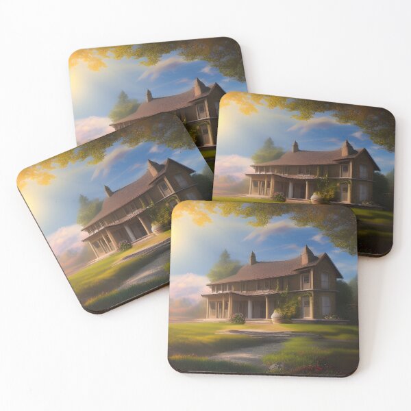 Item preview, Vintage House Bathing In The Morning Sun designed and sold by PopArtAllStar.