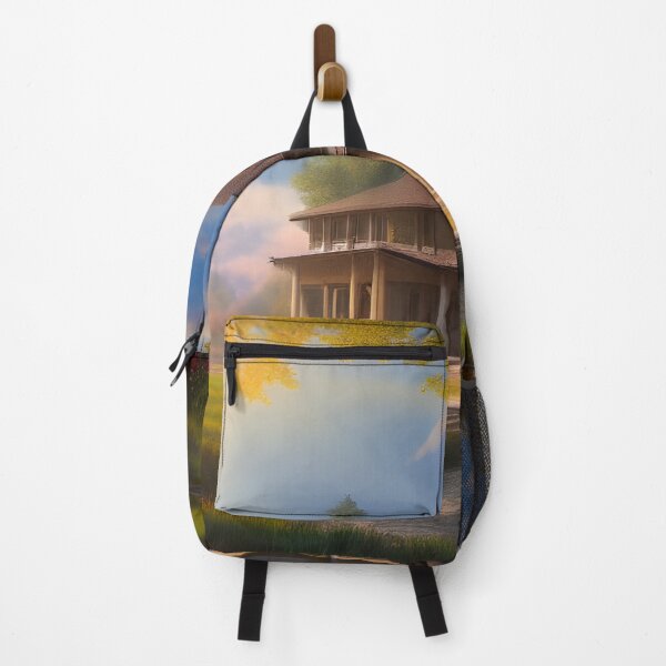 Item preview, Vintage House Bathing In The Morning Sun designed and sold by PopArtAllStar.