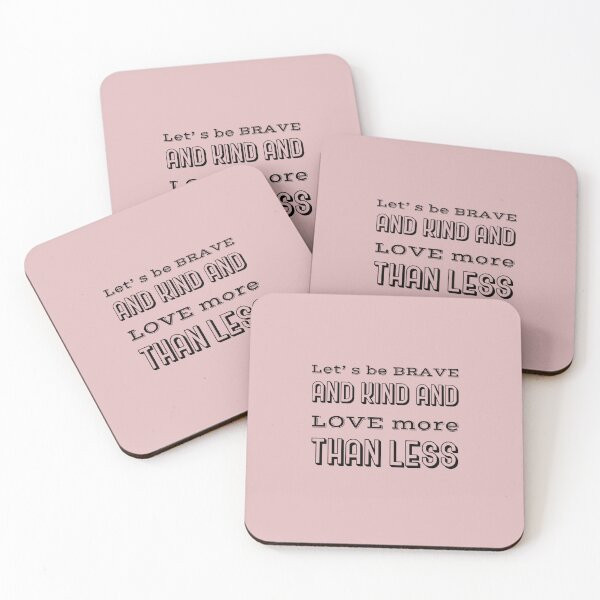 Item preview, Let’ s be brave and kind and love more than less designed and sold by Ramovicana.