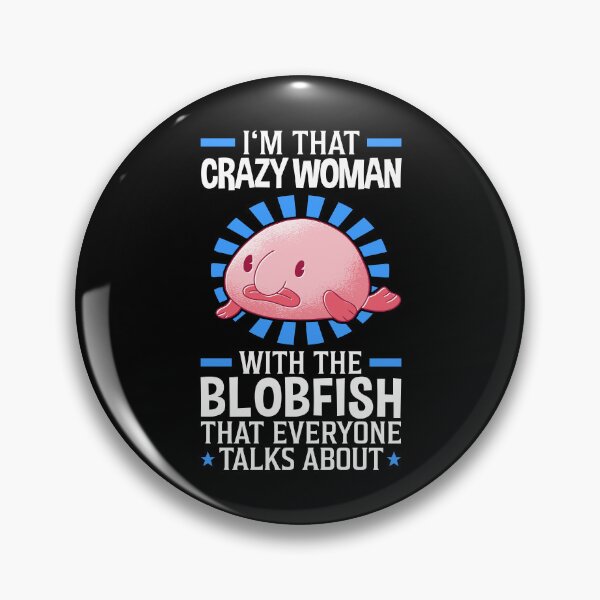 Artikelvorschau, Verrückte Frau mit dem Blobfisch entworfen und verkauft von madgrfx.