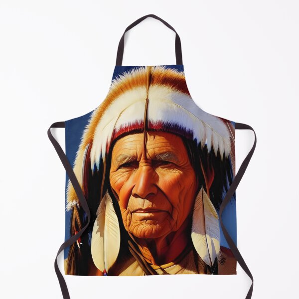 Item preview, Portrait of American Plains Indian designed and sold by Colin Bentham.