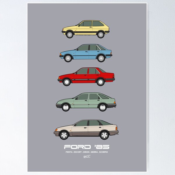 Item preview, 1985 Ford Classic Car Collection designed and sold by RJWautographics.