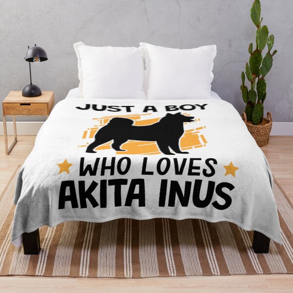 Artikelvorschau, Junge der Akita Inu liebt japanischer Spitz entworfen und verkauft von madgrfx.