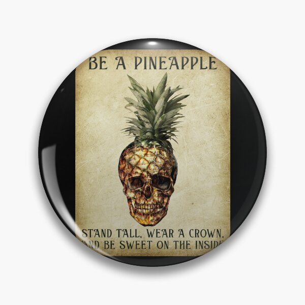 Item preview, Be A Pineapple Skull designed and sold by loburyankev.