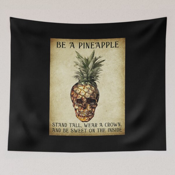 Item preview, Be A Pineapple Skull designed and sold by loburyankev.