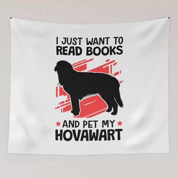 Item preview, I want to read books and pet Hovawart designed and sold by madgrfx.