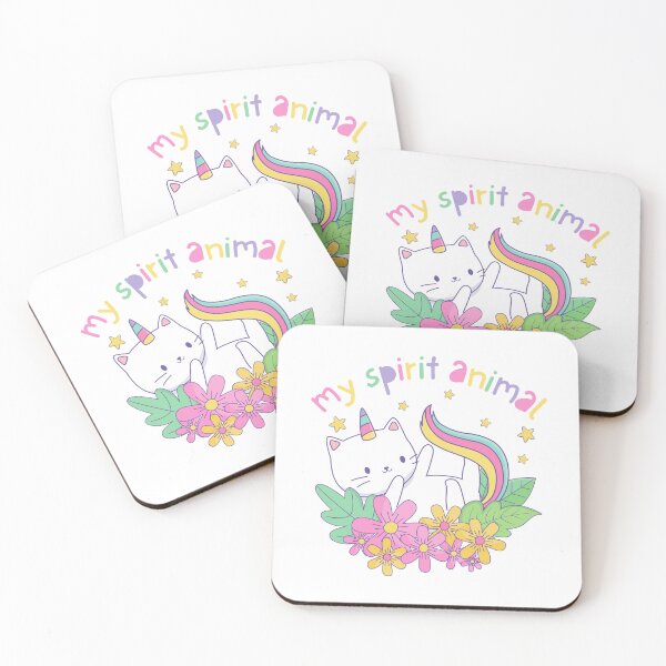 Item preview, my spirit animal is a cat unicorn designed and sold by ThreadlyAndCo.