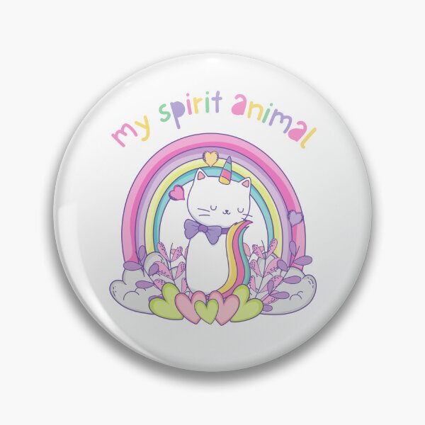 Item preview, my spirit animal is a cat unicorn designed and sold by ThreadlyAndCo.