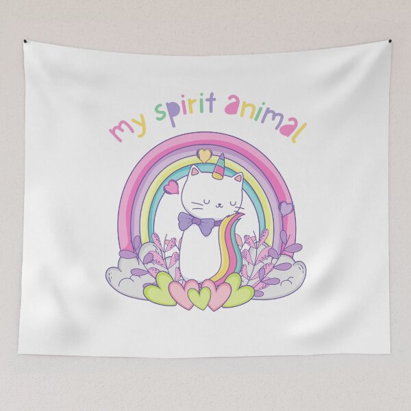 Item preview, my spirit animal is a cat unicorn designed and sold by ThreadlyAndCo.
