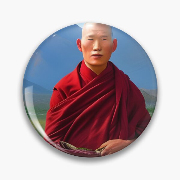 Item preview, Portrait of Tibetan monk designed and sold by Colin Bentham.