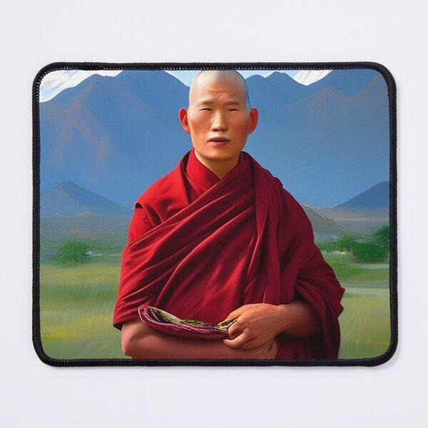 Item preview, Portrait of Tibetan monk designed and sold by Colin Bentham.