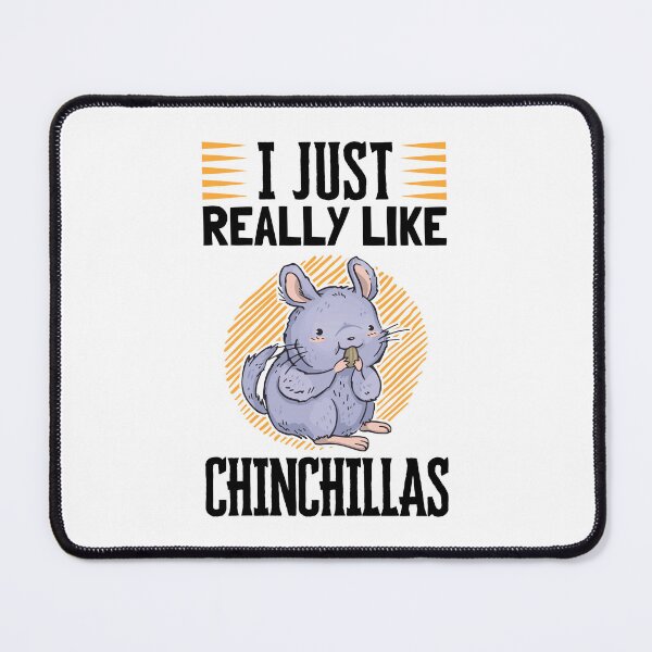 Item preview, I like chinchillas dust bunny rodent designed and sold by madgrfx.