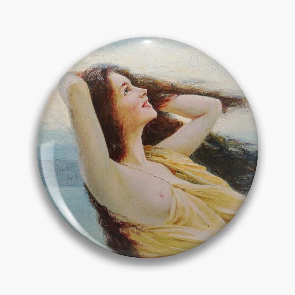 Item preview, Young Woman by the Water Max Nonnenbruch  -Goddess beautiful  Woman designed and sold by TeeARTHY.