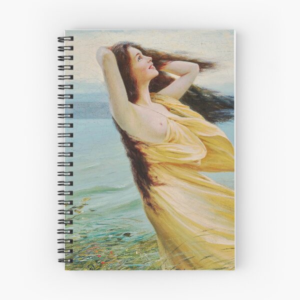 Item preview, Young Woman by the Water Max Nonnenbruch  -Goddess beautiful  Woman designed and sold by TeeARTHY.