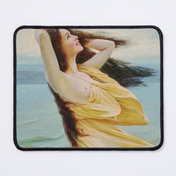 Item preview, Young Woman by the Water Max Nonnenbruch -Goddess beautiful Woman designed and sold by TeeARTHY.