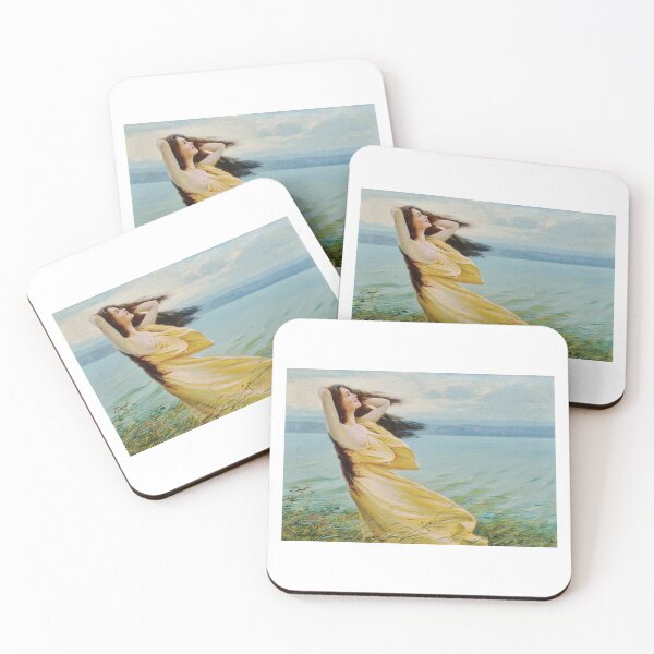 Item preview, Young Woman by the Water Max Nonnenbruch  -Goddess beautiful  Woman designed and sold by TeeARTHY.
