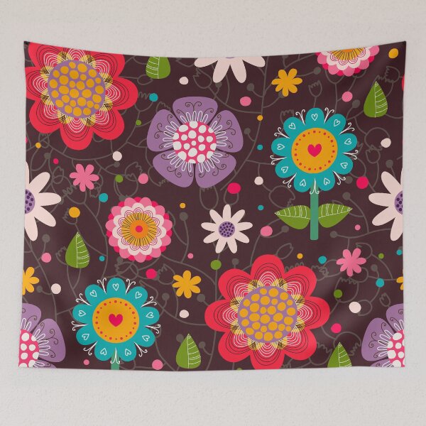 Item preview, Flowers Pattern 2 designed and sold by stylebytara.