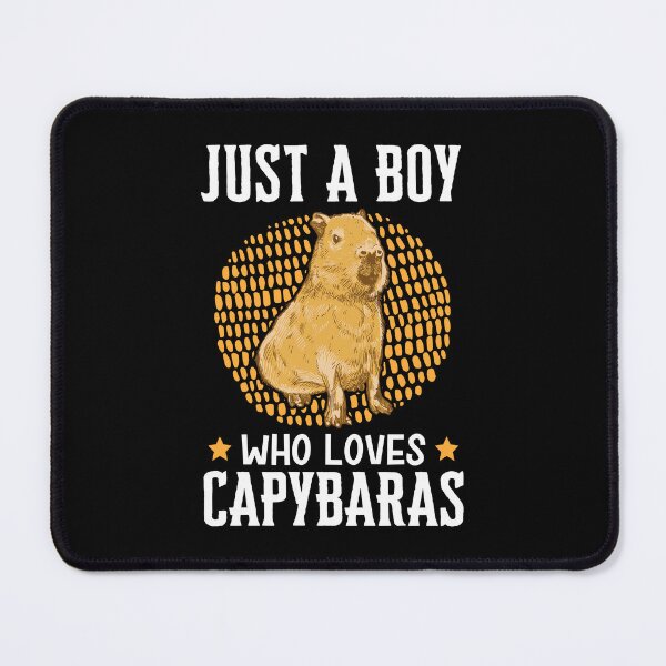Item preview, Just a boy who loves capybaras designed and sold by madgrfx.