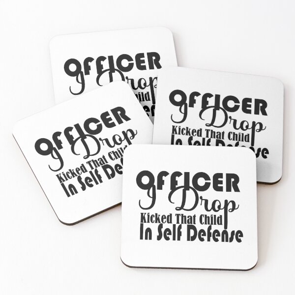Item preview, Officer I Drop Kicked That Child In Self Defense designed and sold by Alacenakartd.