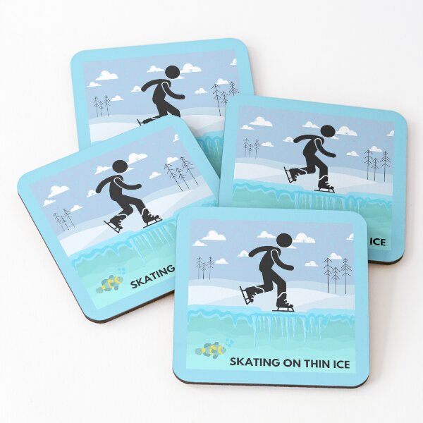 Item preview, The Winter Skating on Thin Ice designed and sold by MPC-Mince-Pies.