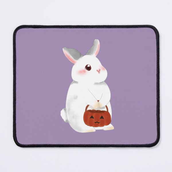Item preview, Copy of White Bunny prepare to  Trick or treat_ Bunniesmee Halloween Edition  designed and sold by bunniesmee.